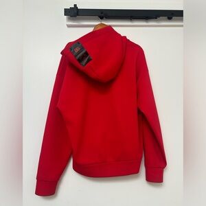 Men’s Dolce & Gabbana Red Hoodie with Embroidered Logo
